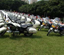 深圳市公安局龙华分局警用摩托车